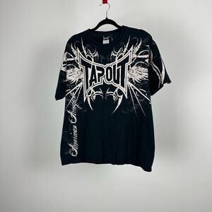 Crazy Y2K TAPOUT tribal tattoo affliction style T shirt L